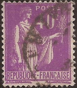 Alegoría de la Paz  1932  40 cents