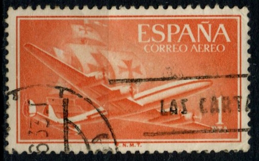 ESPAÑA_SCOTT C150.01 AEROPLANO Y CARABELA. $0,2