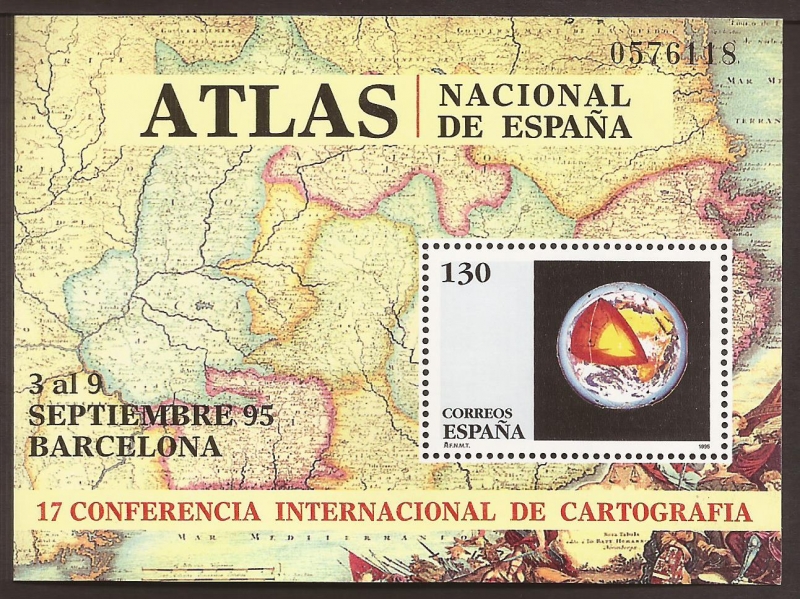17 Conferencia Internacional de Cartografía  1995  130 ptas
