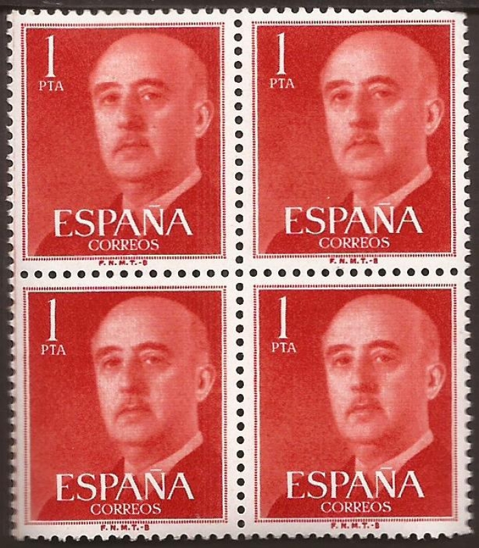 General Franco  1960  1 pta
