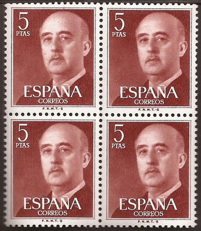 General Franco  1960  5 ptas