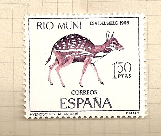 Rio Muni-Día del Sello 1966