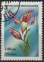 MADAGASCAR 1993 Michel 1573 Sello Serie Flores Orquideas