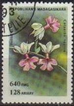 MADAGASCAR 1993 Michel 1575 Sello Serie Flores Orquideas