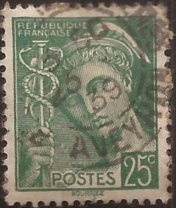 Mercurio  1938  25 cents