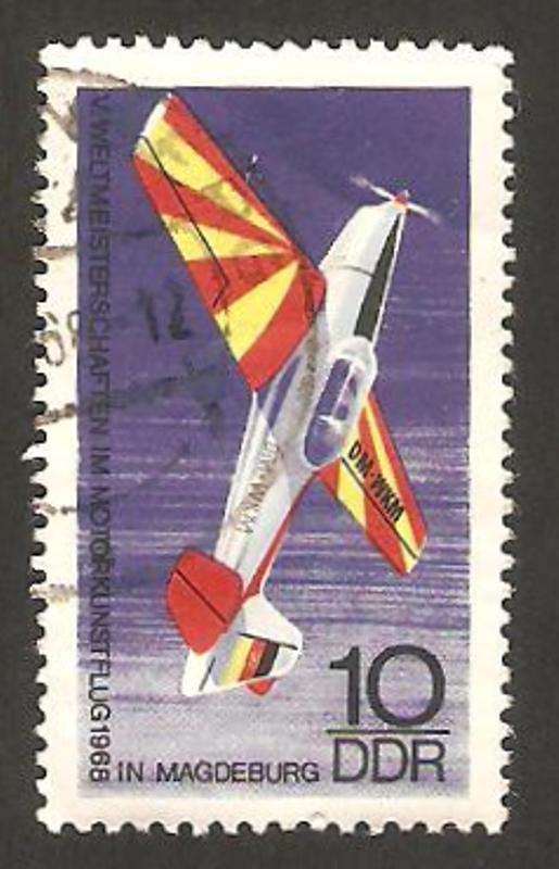 1087 - Campeonato mundial de acrobácia aérea, en Magdeburg 