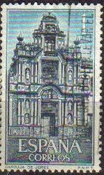 España 1966 1761 Sello º Cartuja Sta. Mª de la Defensión Jerez Fachada Timbre Espagne Spain Spagna
