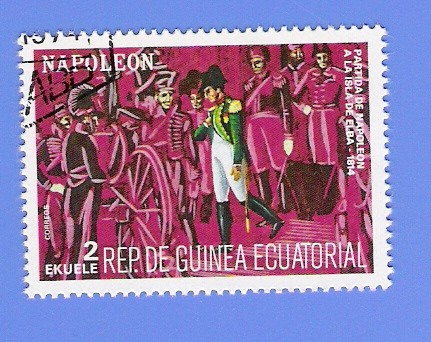 PARTIDA  DE  NAPOLEON  A  LA  ISLA  DE  ELBA  1814