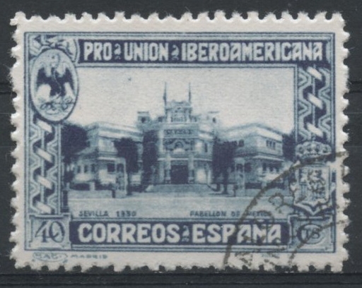 ESPAÑA_SCOTT 442 COLOMBIA PAVILION. $0,9