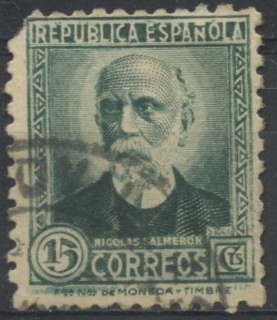 ESPAÑA_SCOTT 518a.01 NICOLAS SALMERON. $0,2
