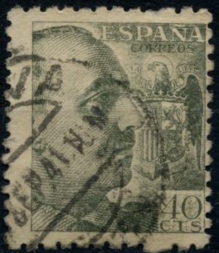 ESPAÑA_SCOTT 697.01 GENERAL FRANCISCO FRANCO. $0,2