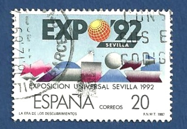 Edifil 2875A Exposición Universal de Sevilla EXPO'92 20