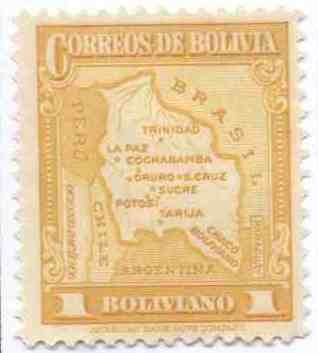 Mapa de Bolivia