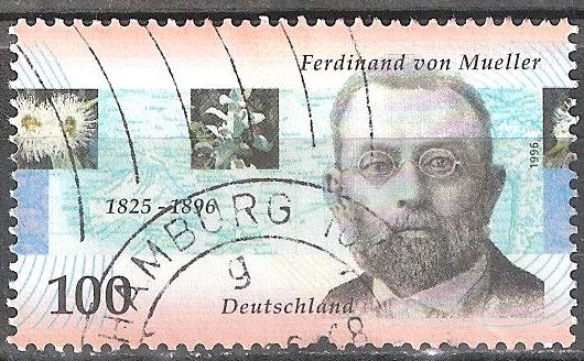 100 aniversario de Ferdinand von Mueller,botánico. 