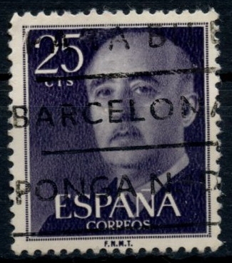 ESPAÑA_SCOTT 818.03 GEN. FRANCO. $0,2