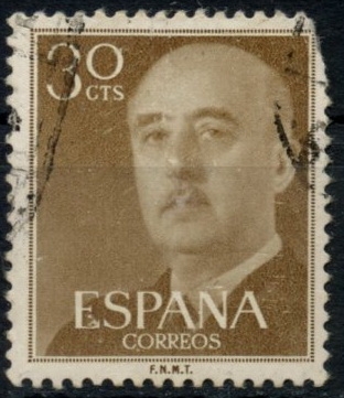 ESPAÑA_SCOTT 819.01 GEN. FRANCO. $0,2