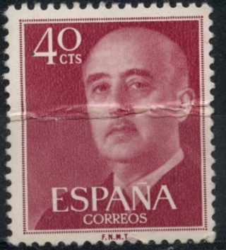 ESPAÑA_SCOTT 820.03 GEN. FRANCO. $0,2