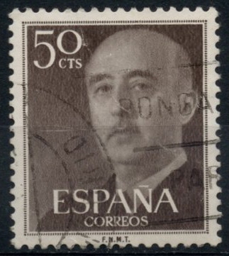 ESPAÑA_SCOTT 821.01 GEN. FRANCO. $0,2