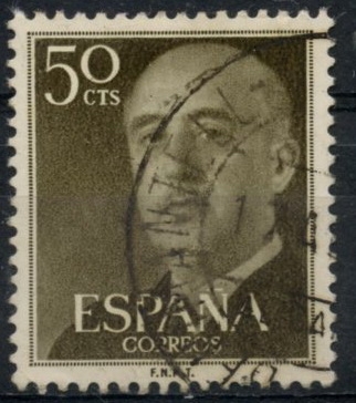 ESPAÑA_SCOTT 821.04 GEN. FRANCO. $0,2