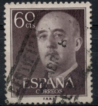 ESPAÑA_SCOTT 822.01 GEN. FRANCO. $0,2