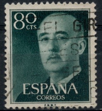 ESPAÑA_SCOTT 824.02 GEN. FRANCO. $0,2