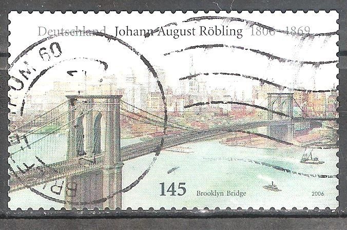 Nacimiento Bicentenario de Johann August Röbling (ingeniero y constructor de puentes).