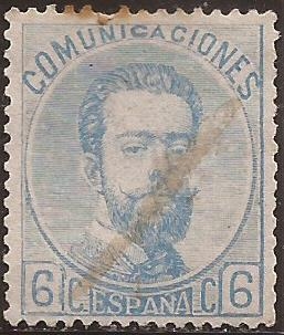 Amadeo I  1872  6 cents