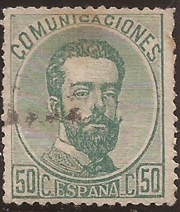 Amadeo I  1872  50 cents