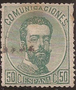 Amadeo I  1872  50 cents