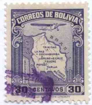 Mapa de Bolivia