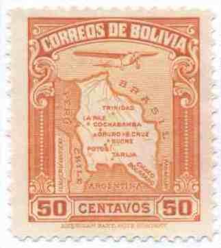 Mapa de Bolivia