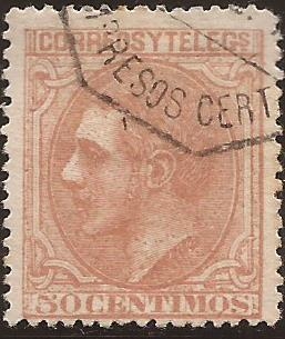 Alfonso XII  1879  50 cents