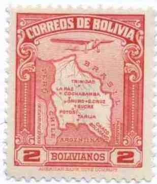 Mapa de Bolivia