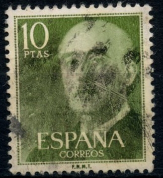ESPAÑA_SCOTT 835.01 GEN. FRANCO. $0,2