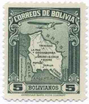 Mapa de Bolivia