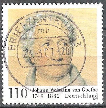 250 aniv del nacimiento de Johann Wolfgang von Goethe (poeta y dramaturgo).  