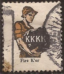 Sello publicitario  1930  kkkk Fire K'er