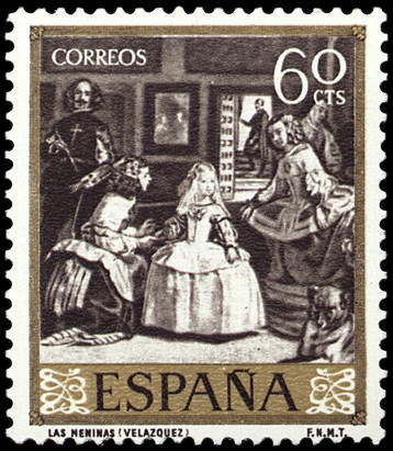 ESPAÑA SEGUNDO CENTENARIO NUEVO Nº 1241 ** 60C CASTAÑO OSCURO VELAZQUEZ