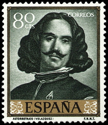 ESPAÑA SEGUNDO CENTENARIO NUEVO Nº 1243 ** 80C VERDE OSCURO VELAZQUEZ 