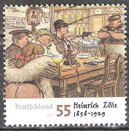 150 años Heinrich Rudolf Zille, artista gráfico y pintor.   
