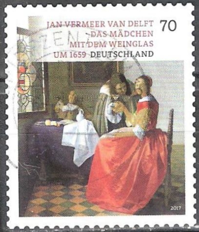 Tesoros de los Museos Alemanes.Pintura de J. V. van Delft.