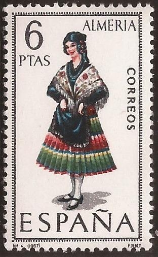 Trajes típicos. Almería  1967  6 ptas