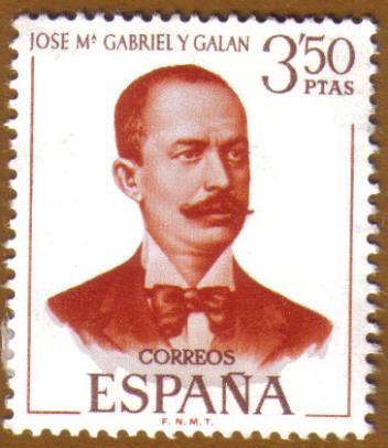 Literatos Españoles - Jose Mª. Gabriel y Galan