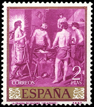 ESPAÑA SEGUNDO CENTENARIO NUEVO Nº 1246 ** 2P PURPURA VELAZQUEZ