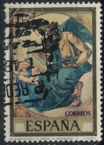 ESPAÑA_SCOTT 1837.04 SAN MATEO POR ROSALES. $0,2
