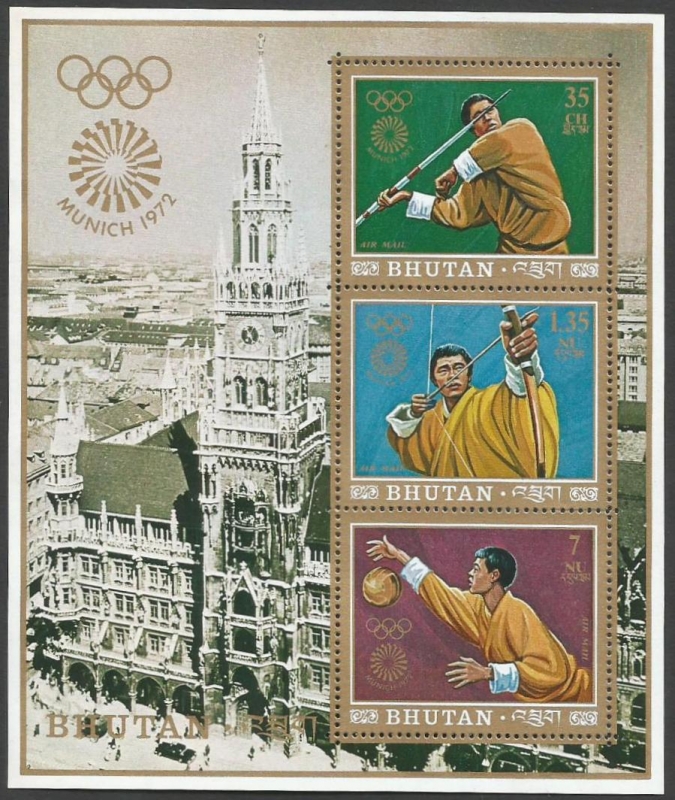 Olympic Games - Munich, Germany (Hoja souvenir)