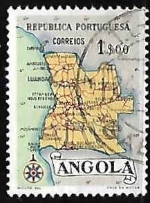 Mapa de Angola