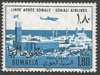 Plane over Mogadishu.