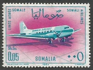  Establishment of Somali Air Lines.