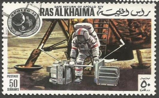 Safe return of Apollo XIV - RAS AL KHALIMA (1972)